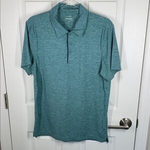 J Crew Performance polo green variegated size medium